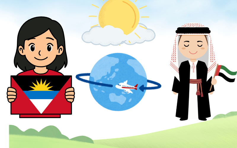 UAE-Antigua Visa Free